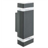 Sheffield LED Outdoor Wall Light-Black & Glass Diffuser,IP44