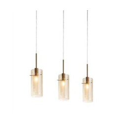 Duo III 3Lt Bar Pendant -...