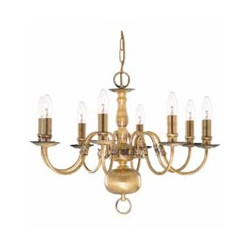 Flemish 8Lt Pendant - Solid...