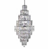 Empire  13Lt Chandelier  - Chrome Metal & Clear Crystal