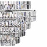Empire  13Lt Chandelier  - Chrome Metal & Clear Crystal