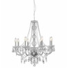 Marie Therese  8Lt Pendant - Clear Glass & Acrylic