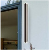 Bordo Oval  LED Outdoor Wall Light, Length 1200mm, Black