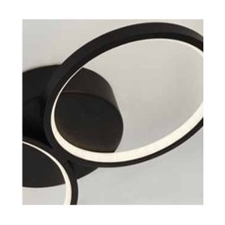 Cirque 4Lt Ring Flush  - Black Metal