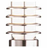 Louvre Outdoor Post - Stainless Steel Metal & Polycarbonate