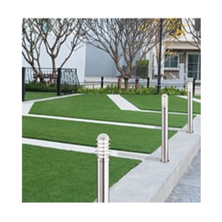 Louvre Outdoor Post - Stainless Steel Metal & Polycarbonate