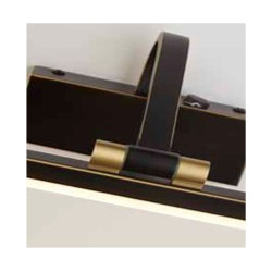 Bilbao  Picture Light - Black & Brushed Gold Metal