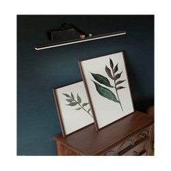 Bilbao  Picture Light - Black & Brushed Gold Metal