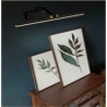 Bilbao  Picture Light - Black & Brushed Gold Metal