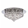 Hanna 6Lt Flush  - Chrome Metal & Clear Crystal
