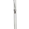 Mother & Child Floor Lamp - Satin Silver Metal & Glass