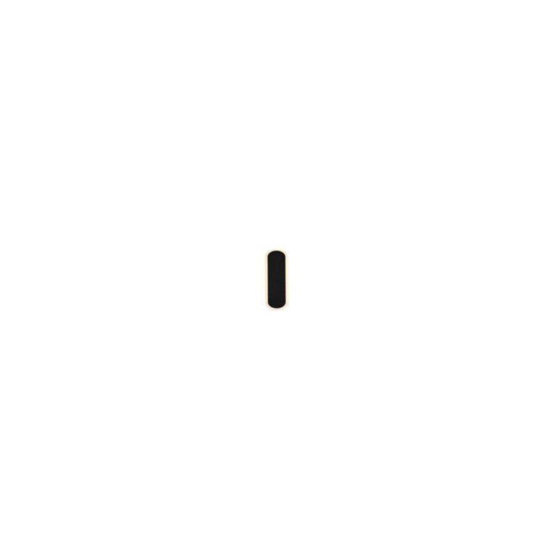 Bordo Oval LED Outdoor Wall Light, Length 300mm, Black