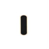 Bordo Oval LED Outdoor Wall Light, Length 300mm, Black