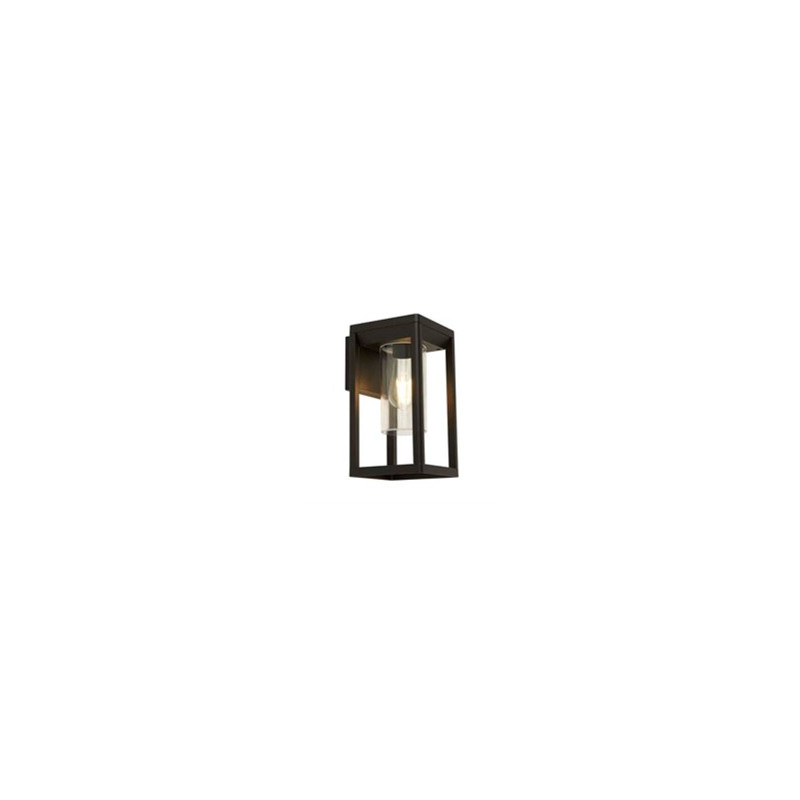 Atlanta Outdoor Wall Light - Black Metal & Polycarbonate