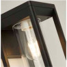 Atlanta Outdoor Wall Light - Black Metal & Polycarbonate