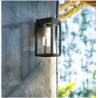 Atlanta Outdoor Wall Light - Black Metal & Polycarbonate