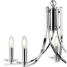 Ascona 5Lt Pendant - Chrome Metal & Glass