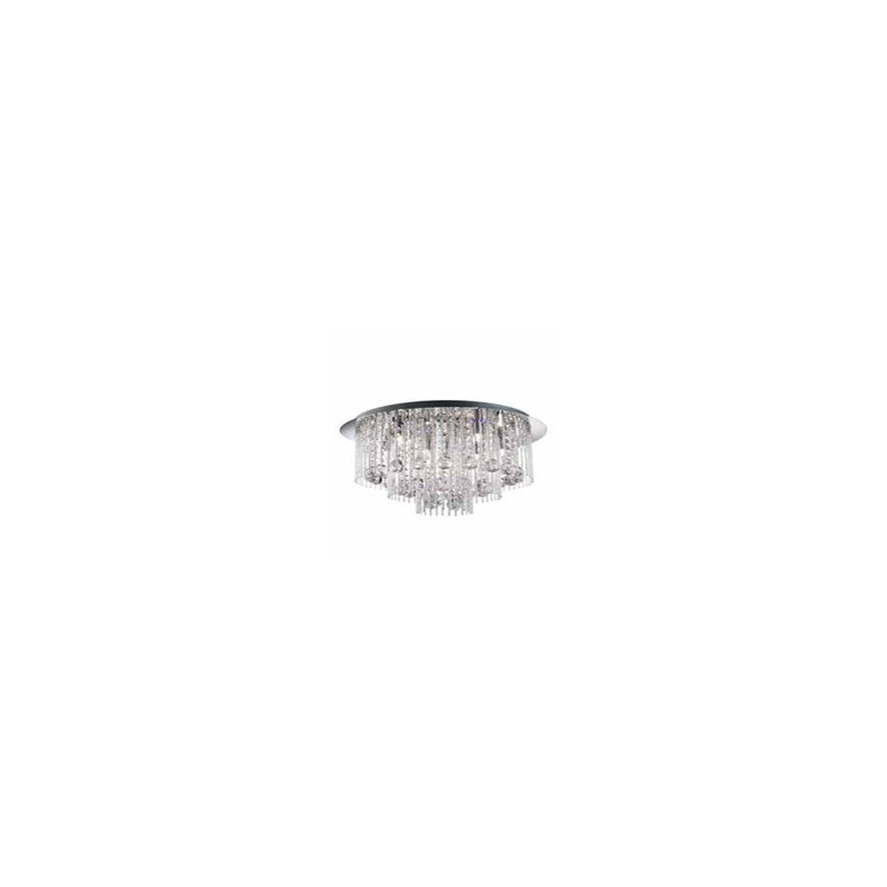 Beatrix 8Lt Flush - Chrome Metal & Crystal