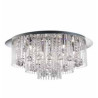 Beatrix 8Lt Flush - Chrome Metal & Crystal