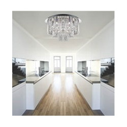Beatrix 8Lt Flush - Chrome Metal & Crystal