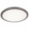 Scilly LED Flush - Chrome Metal & Crystal Sand