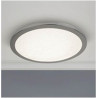 Scilly LED Flush - Chrome Metal & Crystal Sand