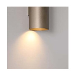 Cyls Cylinder Up&Down Wall Light, GU10, Latte
