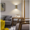 Cyls Cylinder Up&Down Wall Light, GU10, Latte