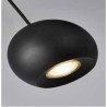 Eindhoven  4Lt Bar Pendant - Sand Black Metal