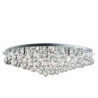 Hanna 8Lt Flush  - Chrome Metal & Clear Crystal