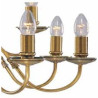 Flemish 12Lt Pendant - Solid Brass Metal