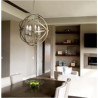Orbit 6Lt Pendant  - Antique Brass Metal