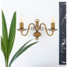 Flemish 2Lt Wall Light - Solid Brass Metal