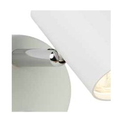 Rollo Spotlight Wall Light - White Metal