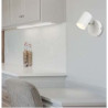 Rollo Spotlight Wall Light - White Metal