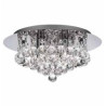 Hanna 4Lt Flush  - Chrome Metal & Clear Crystal