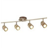 Samson 4Lt Split Bar Spotlight - Antique Brass Metal