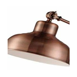 Macbeth Floor Lamp - Antique Copper Metal