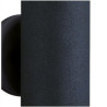 Metro Outdoor Wall Light - Silk Black Metal & Glass