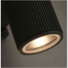 Hamburg Outdoor Wall Light - Black Metal & Glass