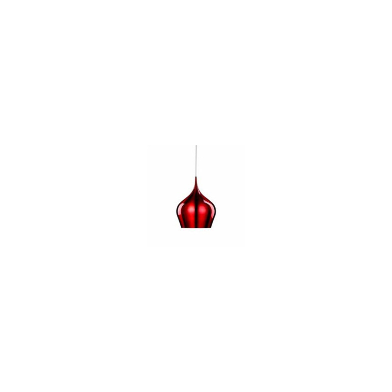 Vibrant Pendant  - Metallic Red Metal
