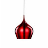 Vibrant Pendant  - Metallic Red Metal
