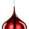 Vibrant Pendant  - Metallic Red Metal