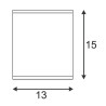 Big theo plafonnier, es111, blanc, 75w max