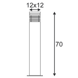 Arrock granite 70, e27, max. 15w