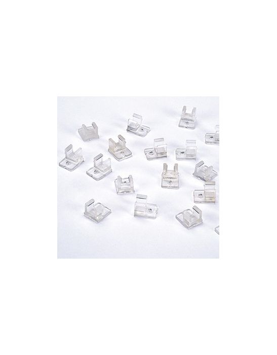 Clips pour ruban led superflux, 100 pces, ip55
