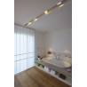 spot gris argent puri avec adaptateur, Rail 1 allumage