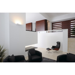 Gl 102 curve, applique blanche en plâtre, r7s 78mm, max. 100w