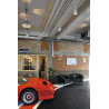 Rail 3 allumages, euro spot es111, blanc avec adaptateur