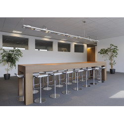 cadre pour systeme Aixlight pendant, cadre 160 cm gris argent